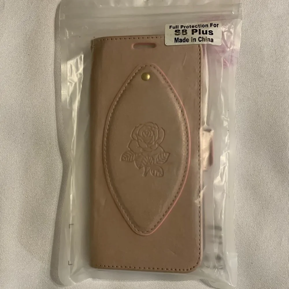 FYY phone wallet rose gold for galaxy S8 plus